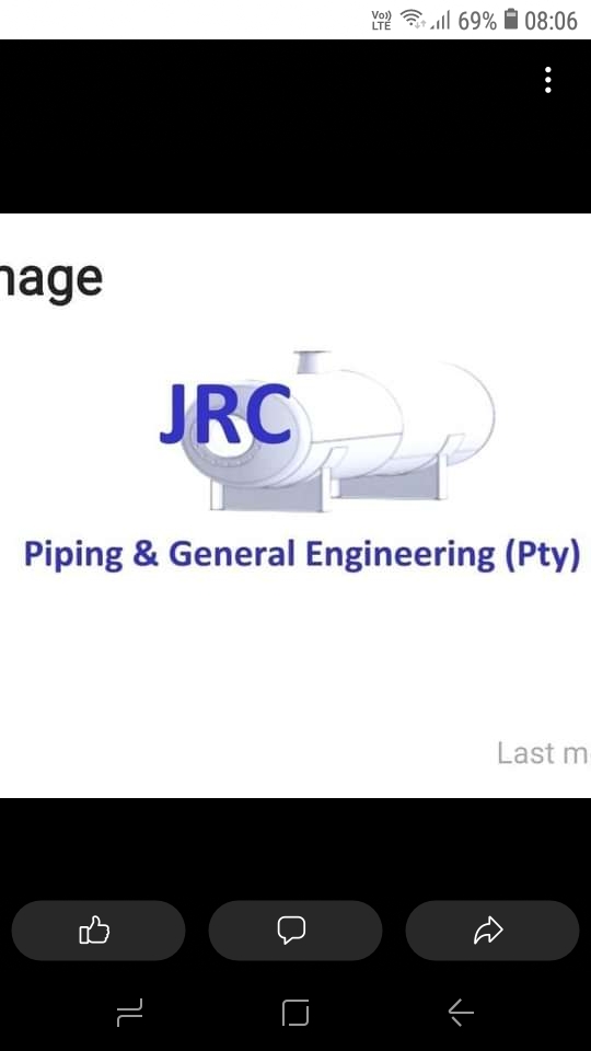 Business Listing for JRC Piping and General Engineering (PTY) LTD