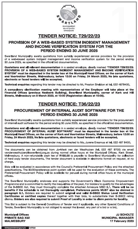 Procurement of Internal Audit Software for the Period Ending 30 June 2025