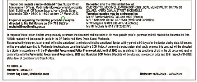 Panel of 5 for Supply and Delivery of PPE for a Period of 36 Months as and when Required Basis