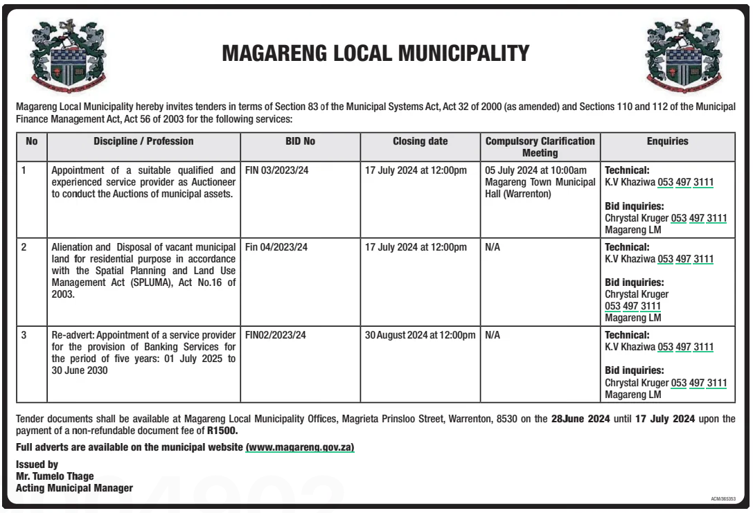 Alienation and Disposal of Vacant Municipal Land for Residential